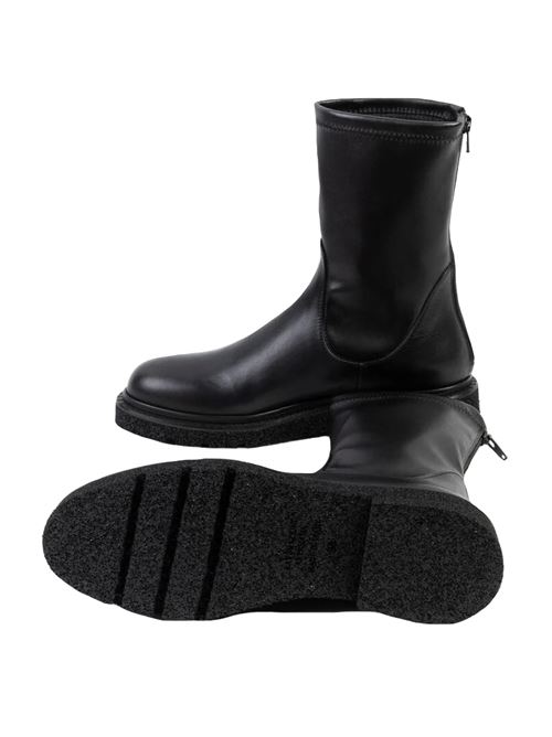 Stivaletto in pelle con zip GUGLIELMO ROTTA | KREMSNAPPABLACK